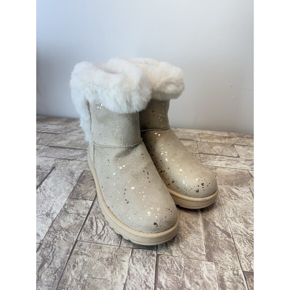 Sonoma Girls' Alainaa Faux fur Cozy Winter Boots AC2 Chestnut Sz 6 Girls / W 8 - Picture 7 of 8